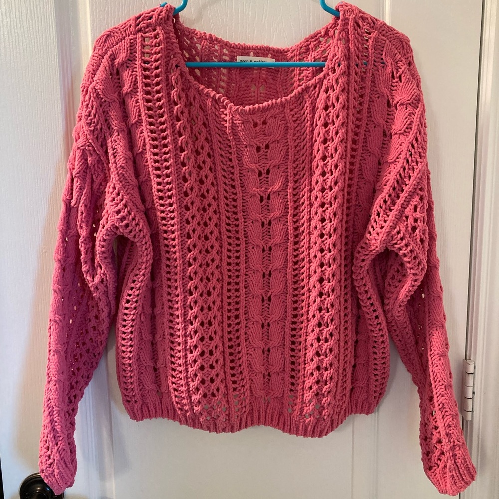 Pink sweater